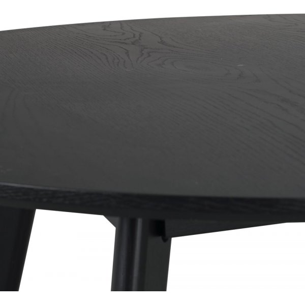 Katie runt matbord ø115 cm - Svartbetsad ask Katie runt matbord ø115 cm - Svartbetsad ask