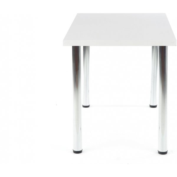 Table à manger Buno 120 cm - Blanc/chrome Table à manger Buno 120 cm - Blanc/chrome