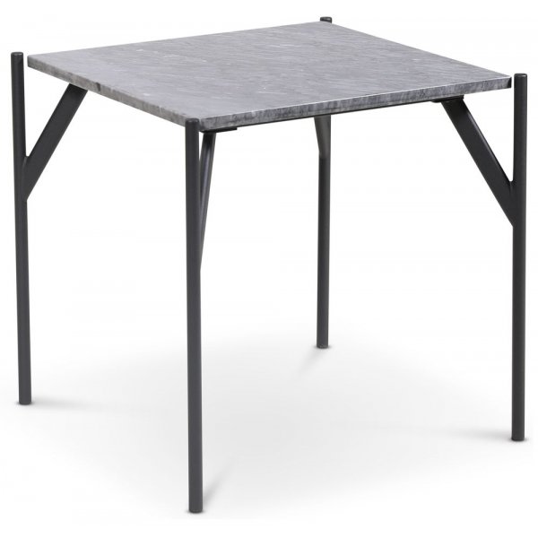 Accent soffbord 50 - Gr marmor / Svart