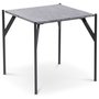 Accent soffbord 50 - Gr marmor / Svart