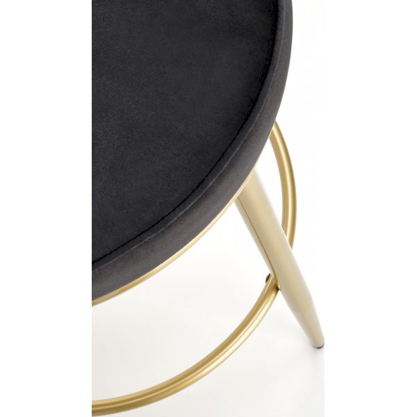 Tabouret de bar Pelican 115 - Noir/or