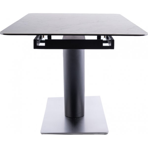 Table à manger Canyon 160-220 cm - Blanc/noir Table à manger Canyon 160-220 cm - Blanc/noir