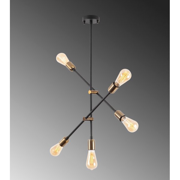 Plafonnier Beste 10340 - Noir/antique