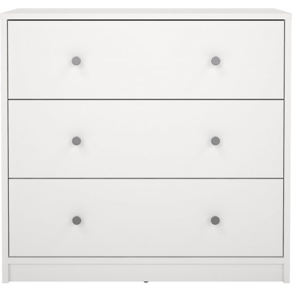 May ladekast met 3 lades - Wit May ladekast met 3 lades - Wit