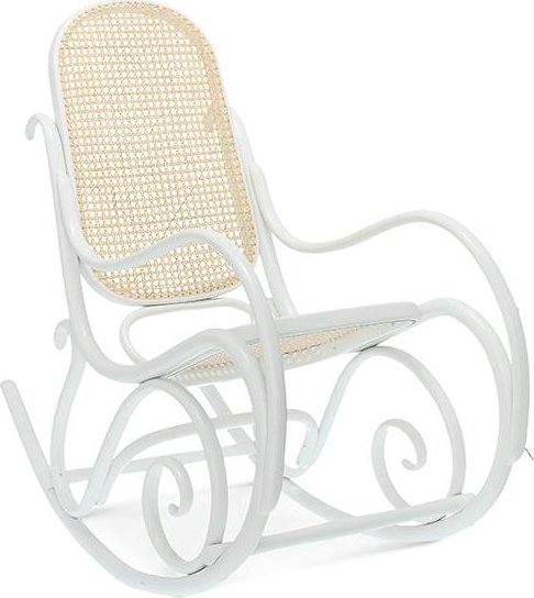 Chaise à bascule No 21 avec rembourrage en rotin - N\\\'importe quelle couleur sur le cadre Chaise à bascule No 21 avec rembourrage en rotin - N\\\'importe quelle couleur sur le cadre