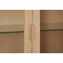 Nordli vitrinskp med vinstll - Ljus ek