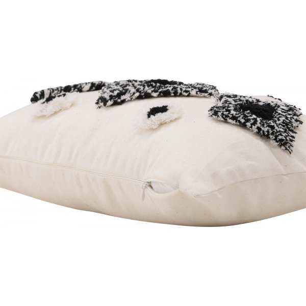 Kussenhoes Melissa 50 x 30 cm - Zwart/wit Kussenhoes Melissa 50 x 30 cm - Zwart/wit