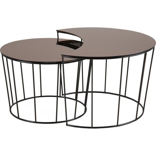 Table basse Sunmoon 58/76 cm - Bronze