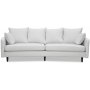 Gotland 3-sits svngd soffa i offwhite tyg