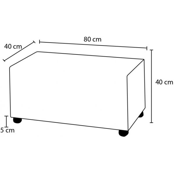 Pouf Genma - Anthracite