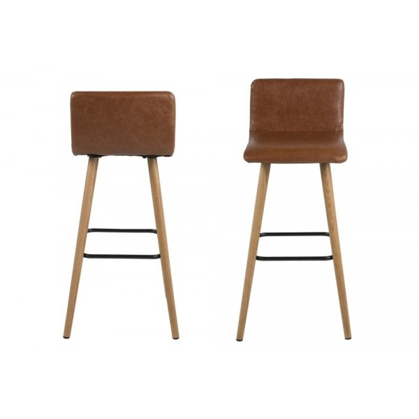 Springfield barstol - Brun