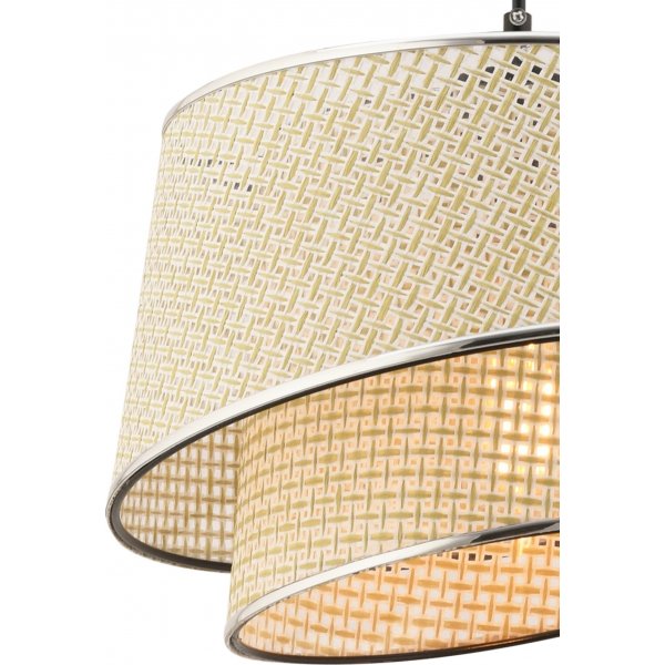Barette taklampa - Cream/silver