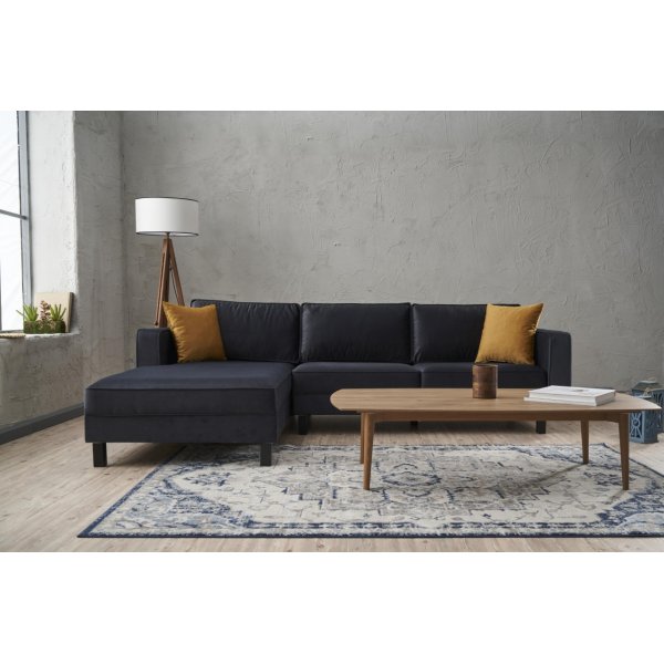 Kale divansoffa vänster - Antracit sammet Kale divansoffa vänster - Antracit sammet