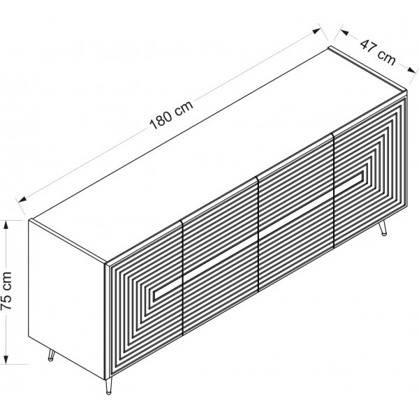 Buffet Jose - Anthracite Buffet Jose - Anthracite