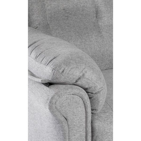 Vera fåtölj i grått tyg Vera fåtölj i grått tyg