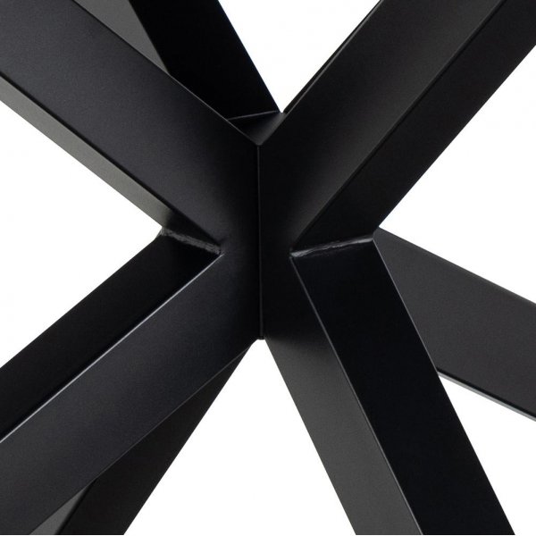 Heaven matbord 200-240 x 100 cm - Grå/matt svart Heaven matbord 200-240 x 100 cm - Grå/matt svart