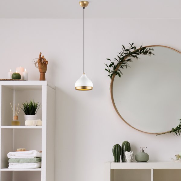 Yildo taklampa 6868 - Vit/guld