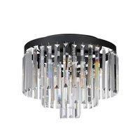Ventimiglia Taklampa 4 - Svart/Kristall Ventimiglia Taklampa 4 - Svart/Kristall