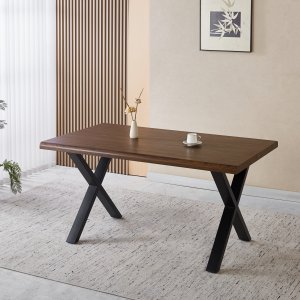 Agnes matbord 150x90 cm - smoked oak foliering Agnes matbord 150x90 cm - smoked oak foliering