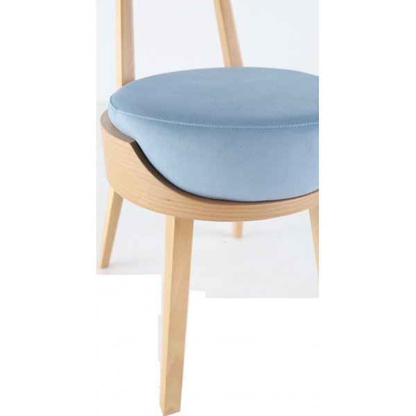 Chaise de salle à manger Uma - Couleur optionnelle du cadre et du rembourrage Chaise de salle à manger Uma - Couleur optionnelle du cadre et du rembourrage