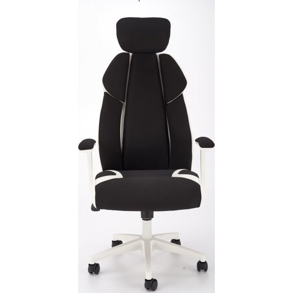 Chaise de bureau Erika - Blanc/noir Chaise de bureau Erika - Blanc/noir