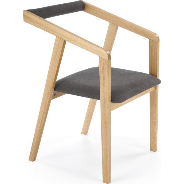 Chaise de salle  manger Java - Gris/chne