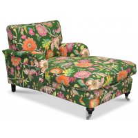 Savoy vilofåtölj med blommigt tyg - Havanna Grön Savoy vilofåtölj med blommigt tyg - Havanna Grön