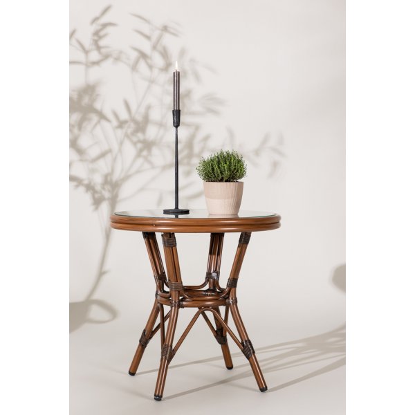 Table basse Sagres Ø60 cm - Marron Table basse Sagres Ø60 cm - Marron