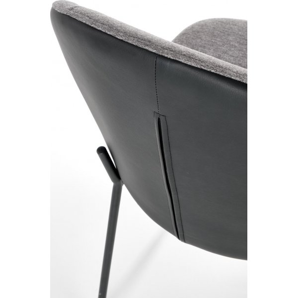 Chaise de salle à manger Cadeira 471 - Gris/noir Chaise de salle à manger Cadeira 471 - Gris/noir