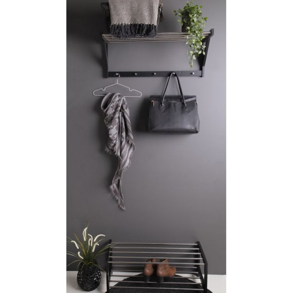 Etagère à Chaussures Padoue - Noir Etagère à Chaussures Padoue - Noir