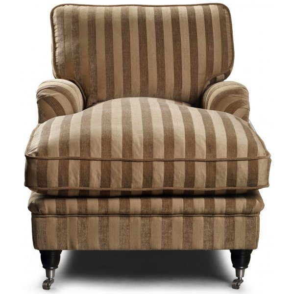 Howard Sir William Schäslongsfåtölj (Dun) - Mobus Darkbeige Stripe Howard Sir William Schäslongsfåtölj (Dun) - Mobus Darkbeige Stripe