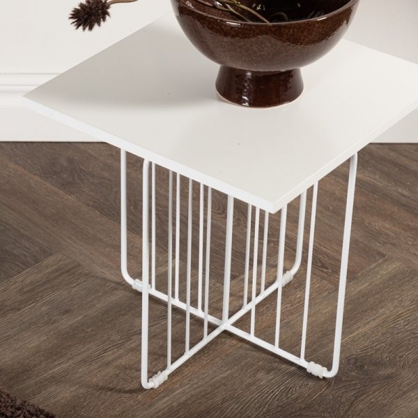 Dayton salontafel 60 x 60 cm - Wit Dayton salontafel 60 x 60 cm - Wit