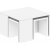 Ensemble table basse Annabelle - Blanc