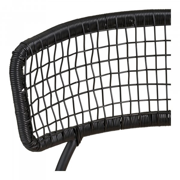 Nashville utematstol - Svart/Natur Nashville utematstol - Svart/Natur