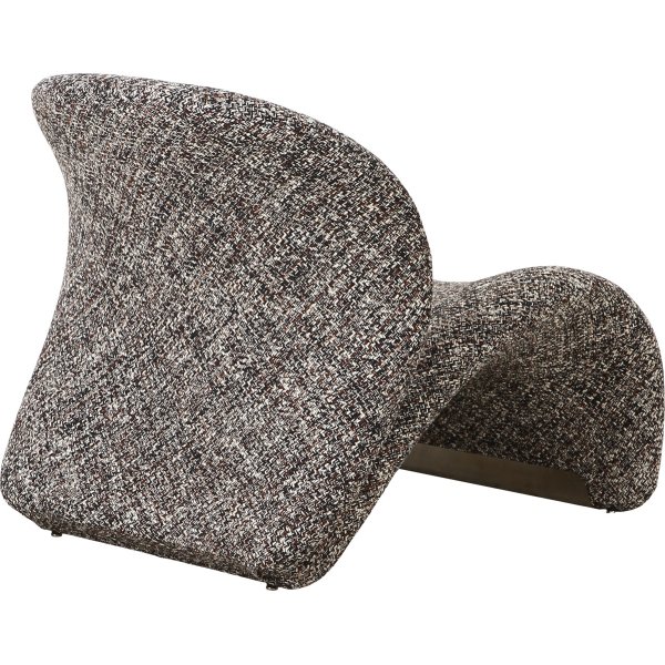 Fauteuil Sofia Marron fonc Mix