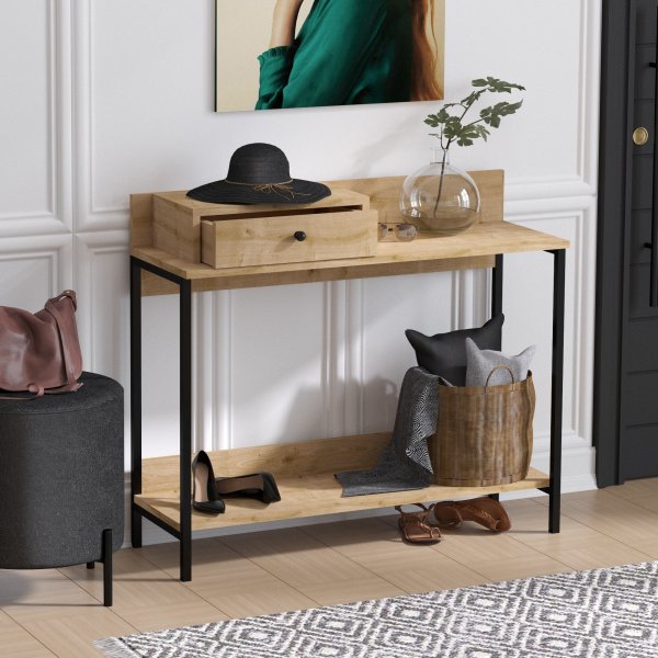 Jango avlastningsbord 100 x 35 cm - Safir ek Jango avlastningsbord 100 x 35 cm - Safir ek