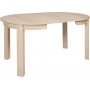 Bernardin runt matbord frlngningsbart 95-195 x 95 cm - whitewash ek