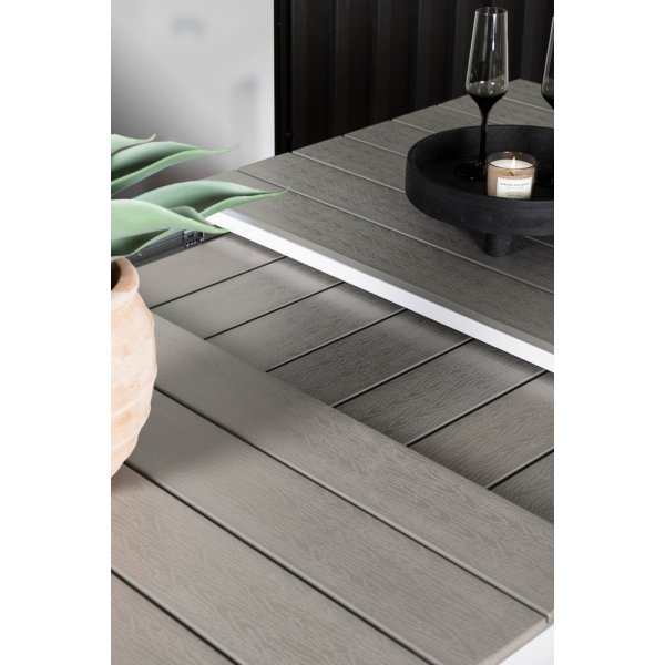 Levels matbord 160 x 100 cm - Gr/Vit