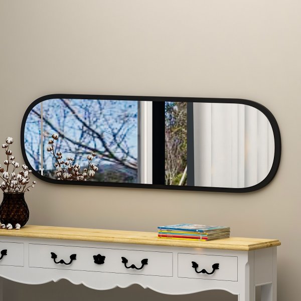 Miroir mural Magnum - Noir