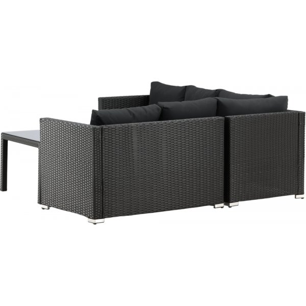 Kuba hörnsoffgrupp - Svart Kuba hörnsoffgrupp - Svart