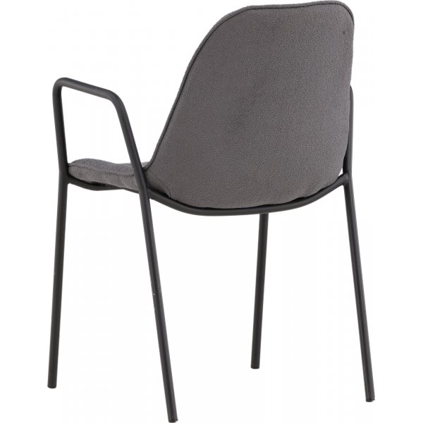 Kldesholmen matstol - Svart/mrkgr