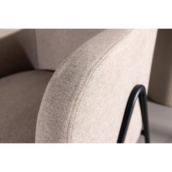 Rika fåtölj - Beige/Svart Rika fåtölj - Beige/Svart