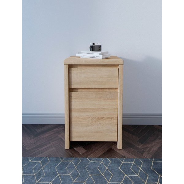 Table de chevet Filippa - Chêne clair Table de chevet Filippa - Chêne clair