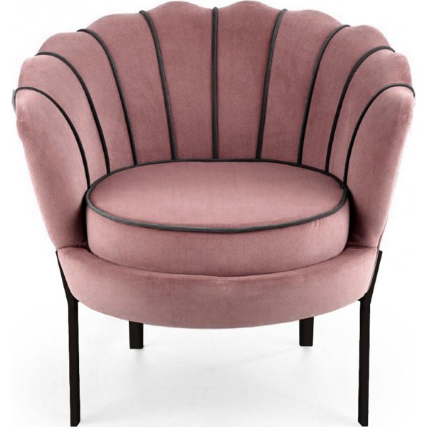 Fauteuil Duran en velours rose Fauteuil Duran en velours rose