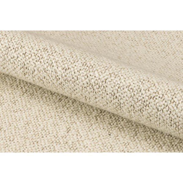 Patricia matstol - Beige bouclé/matt svart Patricia matstol - Beige bouclé/matt svart
