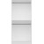 Armoire Cikani 90x52x210 cm - Blanc