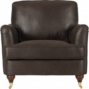 Howard Watford Deluxe Fauteuil - Vintage Bruin Kunstleer + Textielreiniging voor meubels