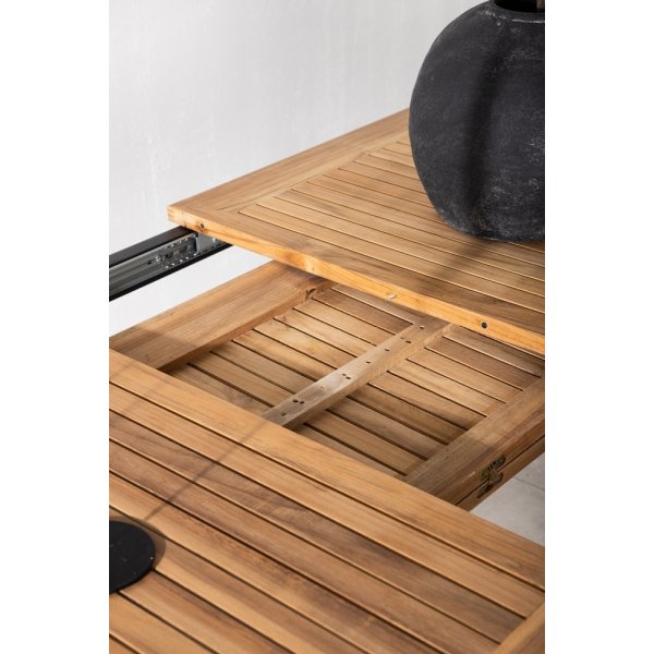 Panama matbord 160 x 90 cm - Svart/Natur