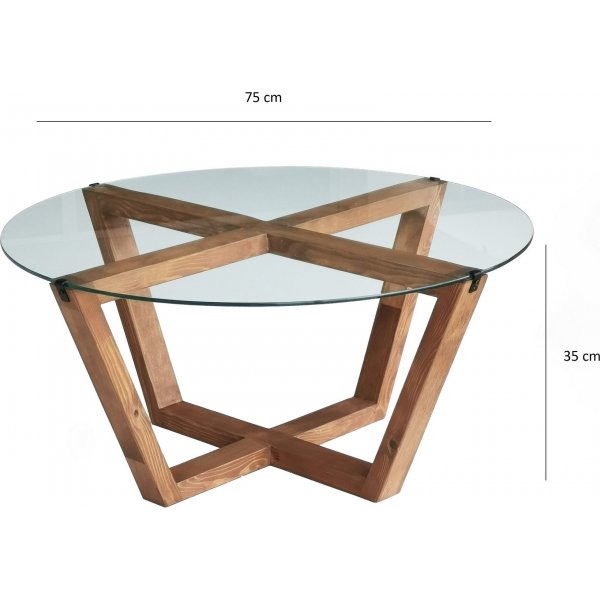 Table basse Lotus Ø75 cm - Bois Table basse Lotus Ø75 cm - Bois