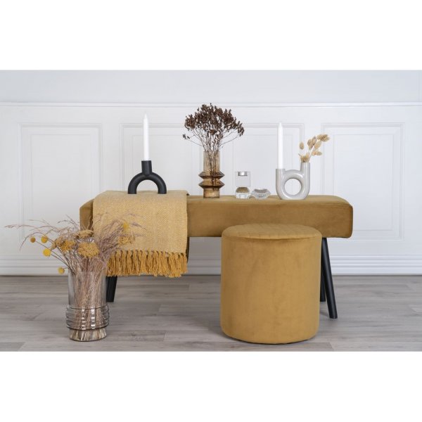 Cort Pl�d - Gul/vit